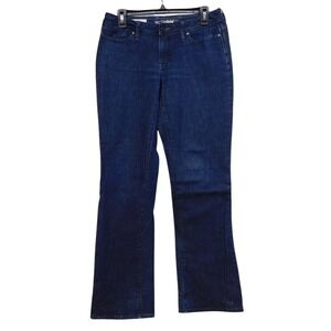 Banana Republic Urban Boot Cut Dark Wash Denim Jeans Women Size 6 Western Boho
